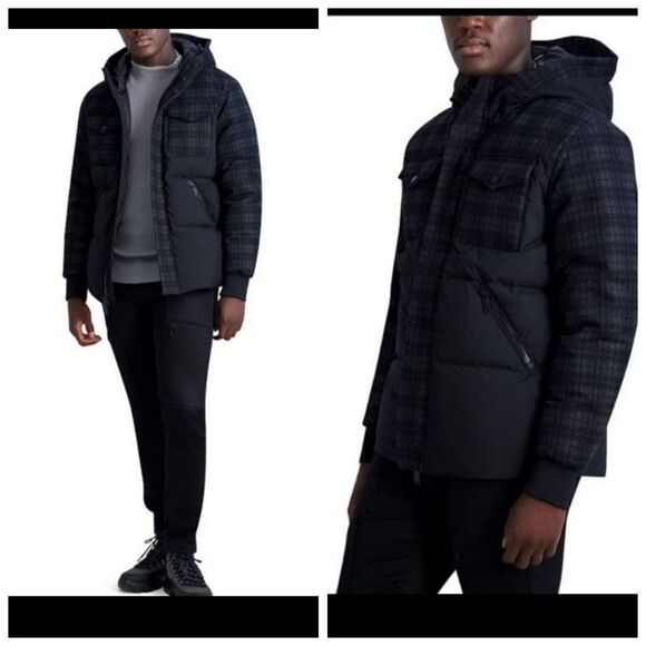 Karl Lagerfeld Paris Down Puffer Jacket Men’s L NWT - Picture 1 of 16